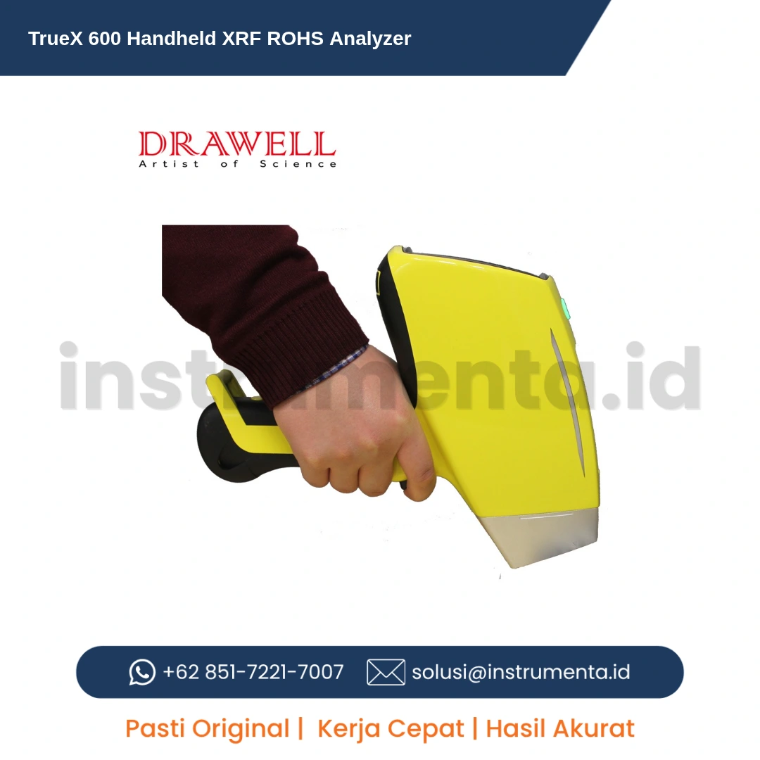 Distributor Resmi TrueX 600 Handheld XRF ROHS Analyzer Alat Uji Logam Berat Portabel Presisi Tinggi